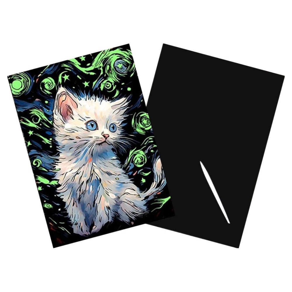 로모주 NEW 야광 스크래치북 A3 감성 아트 DIY 힐링 선물용 세트 6,900원