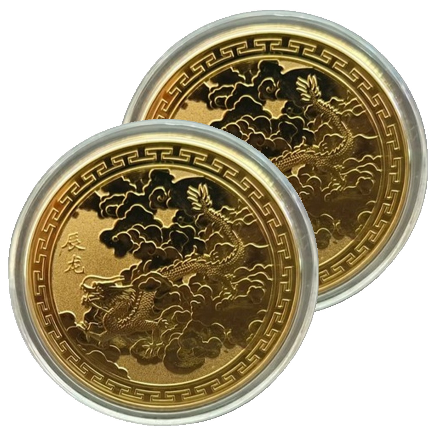 문구담 12간지 금전운 풍수 상징 동전모양 인테리어 장식품, 용, 2개 15,000원