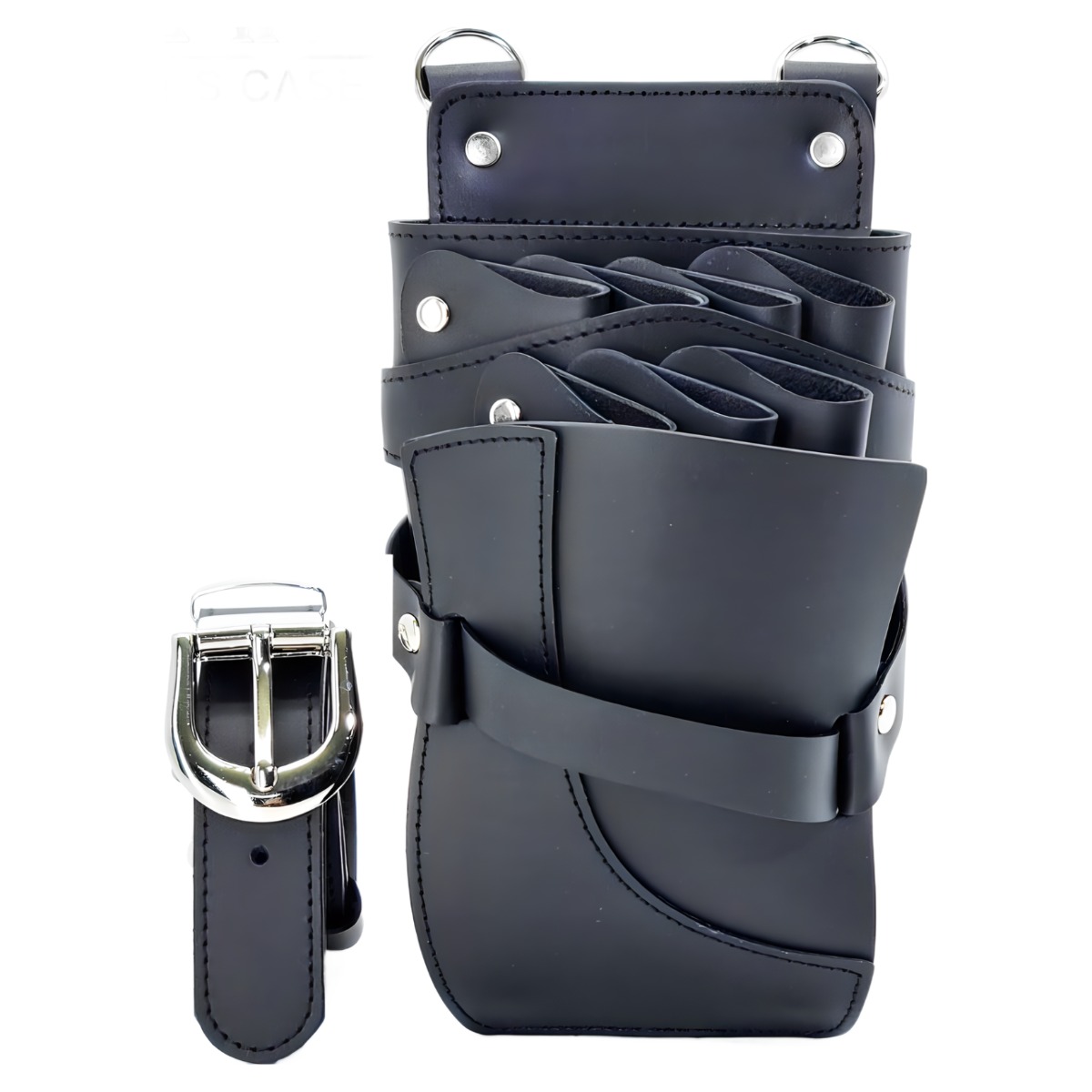 가벼운가방 심플한가위집 미용가위가방 가위파우치 미용가위케이스 가죽케이스 7정용 검정 85,000원