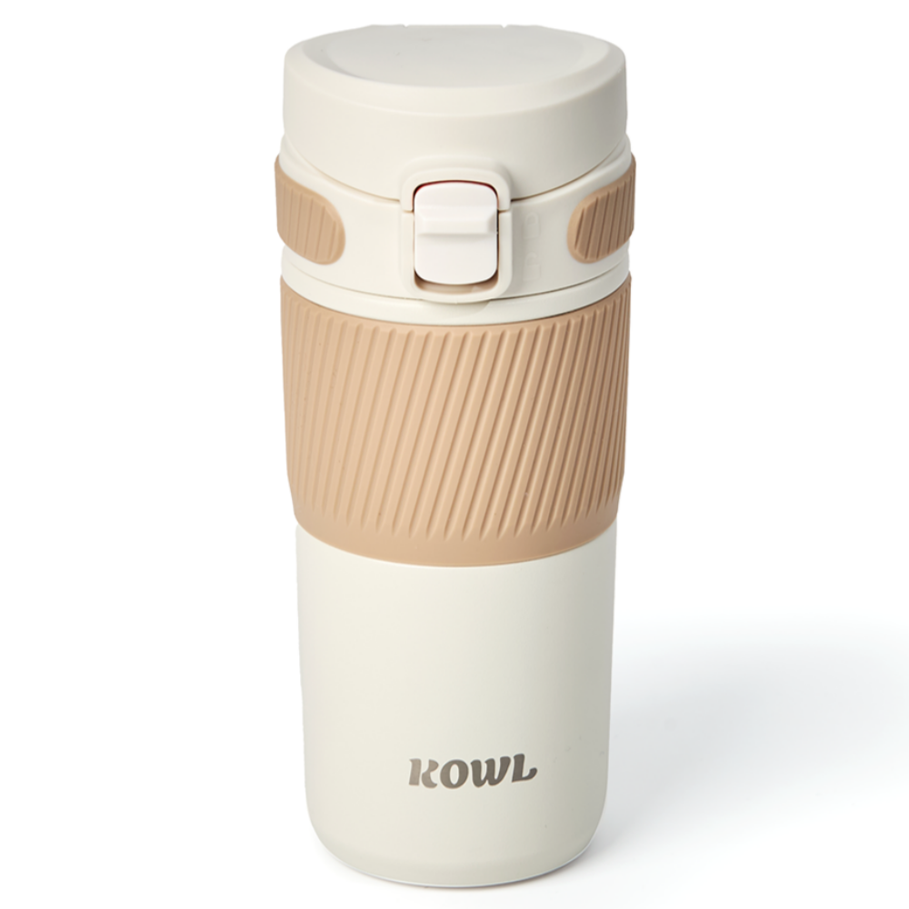 코울 테카포 원터치 데일리 스텐316 진공 보온보냉 거름망 차망 티 텀블러, 1개, 아이보리, 450ml 39,800원