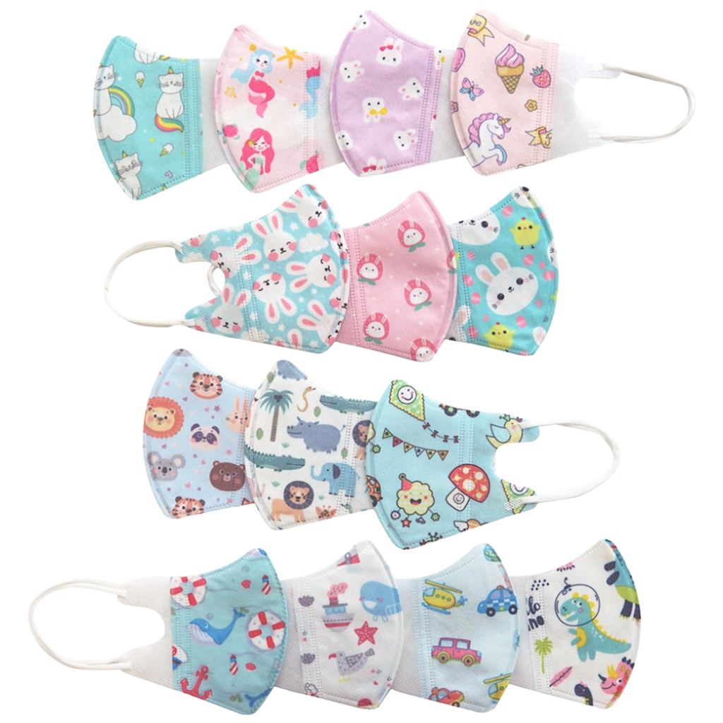 마미몰 믹스 플러스 새부리형 유아 아동 마스크 100매(20매x5개 디자인) 어린이 아기, 여아용, 4개, 25개입 14,900원