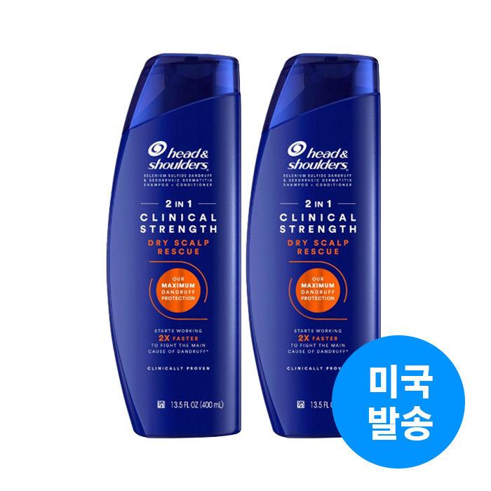 헤드앤숄더 2인1 클리니컬 스트렝스 드라이 스칼프 레스큐 샴푸 19,300원