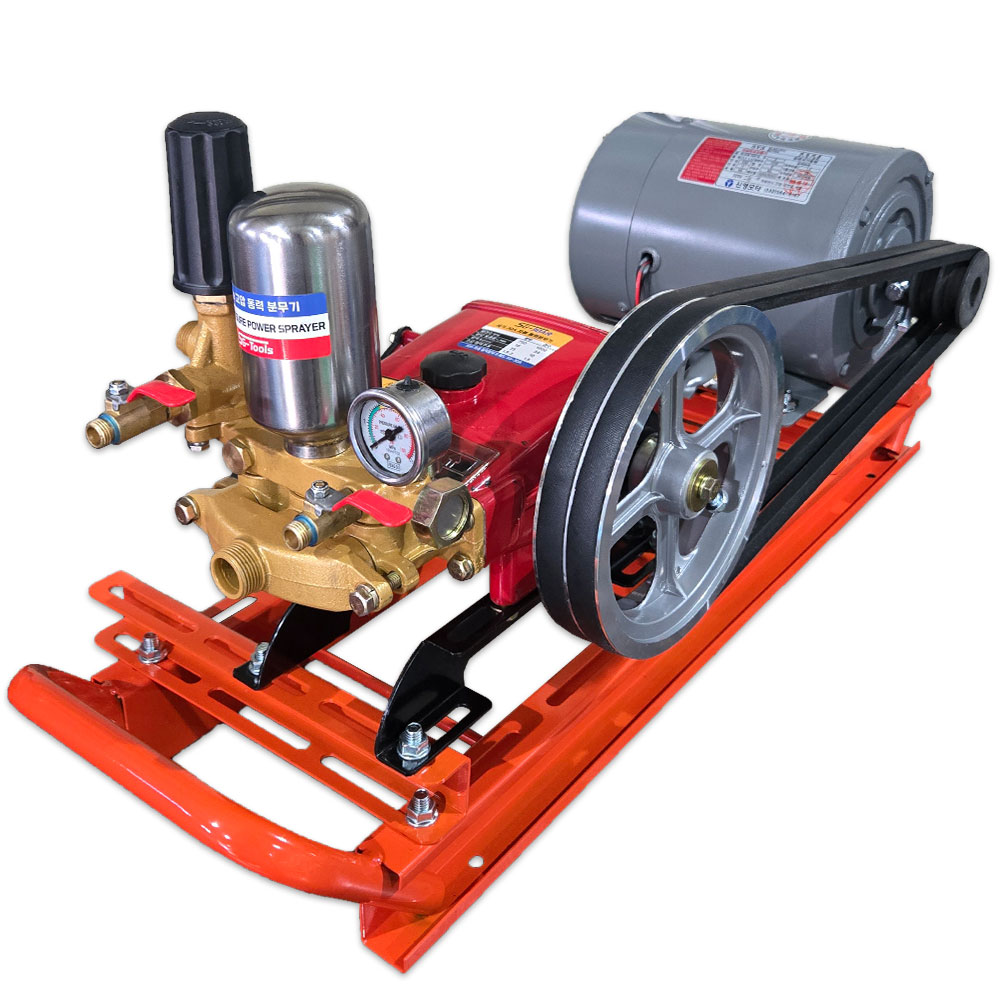 30A 고정식 동력분무기 국산 1.5마력 단상모터 전기 자동 농약살포기 395,000원