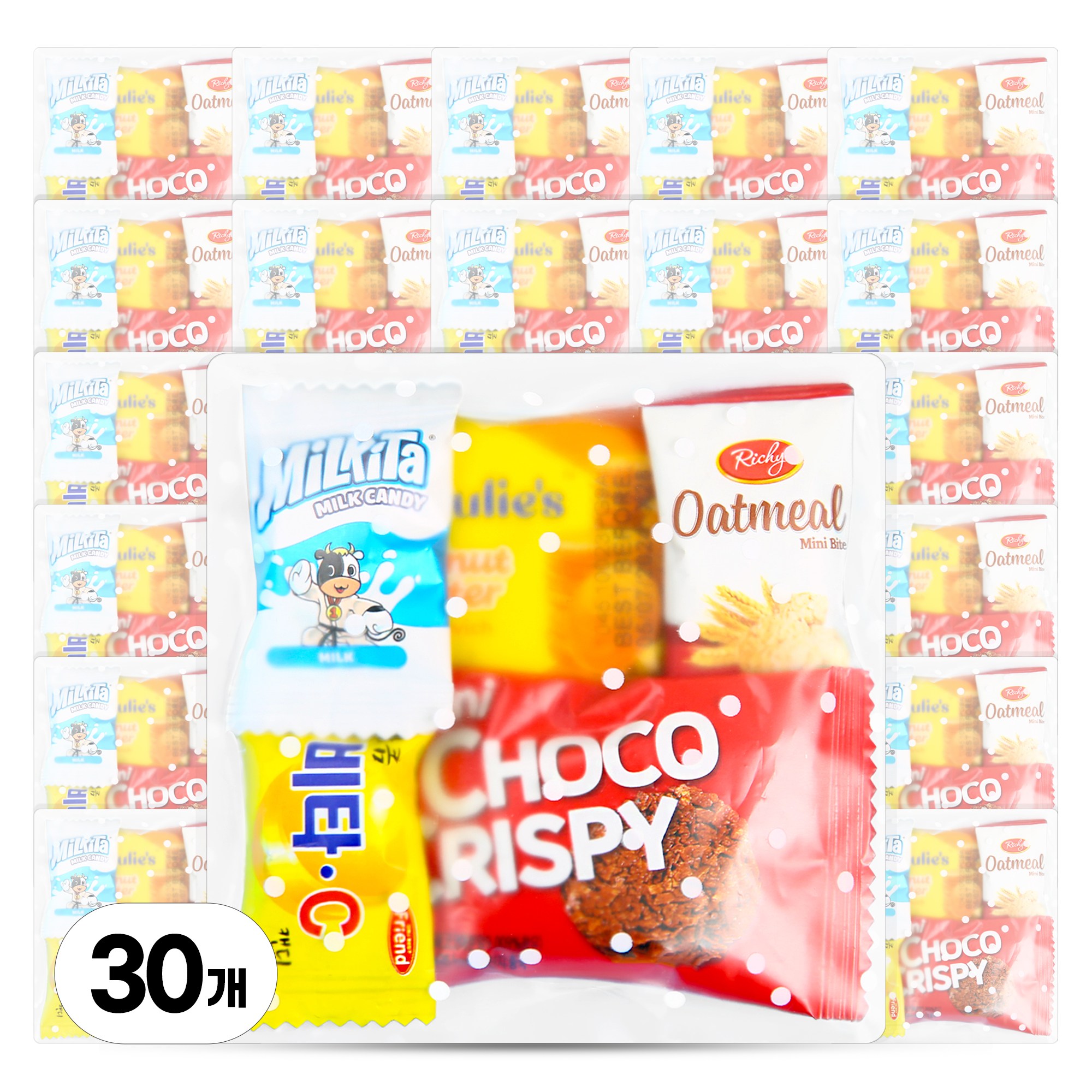 한봄 과자답례품 간식꾸러미 미니과자세트 간식구디백 단체선물 33,000원