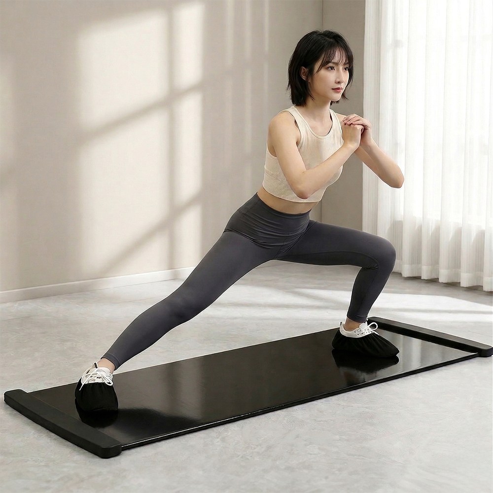 슬라이딩 보드 홈트 스케이트 슬라이드 매트, 블랙, 1개, 현재가 16,900원