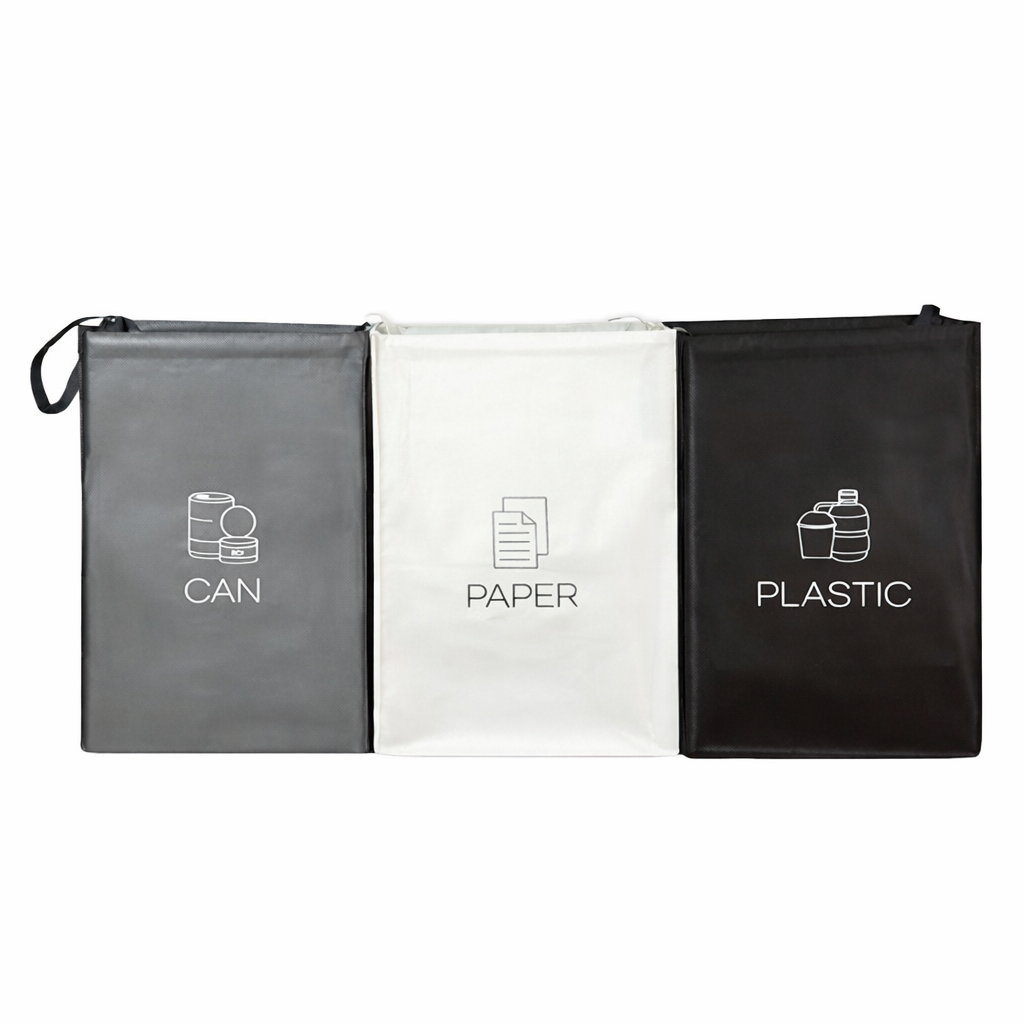 아봉드 분리 가능 심플 3단 재활용 분리수거함, 기본 14,580원