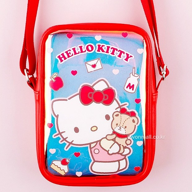 산리오 홀로그램 크로스백 핸드폰가방 14,900원