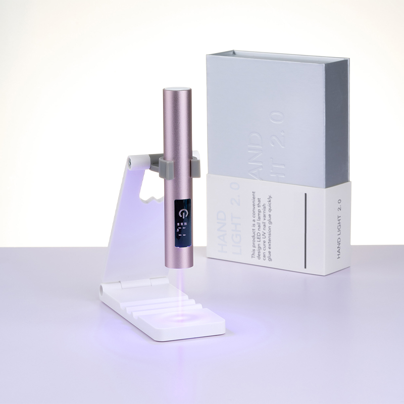 YINUO 젤네일 램프 LED 휴대용 미니 USB 충전 젤램프 포함 거치대 타이밍기능, 1개, 라이트 핑크 19,600원