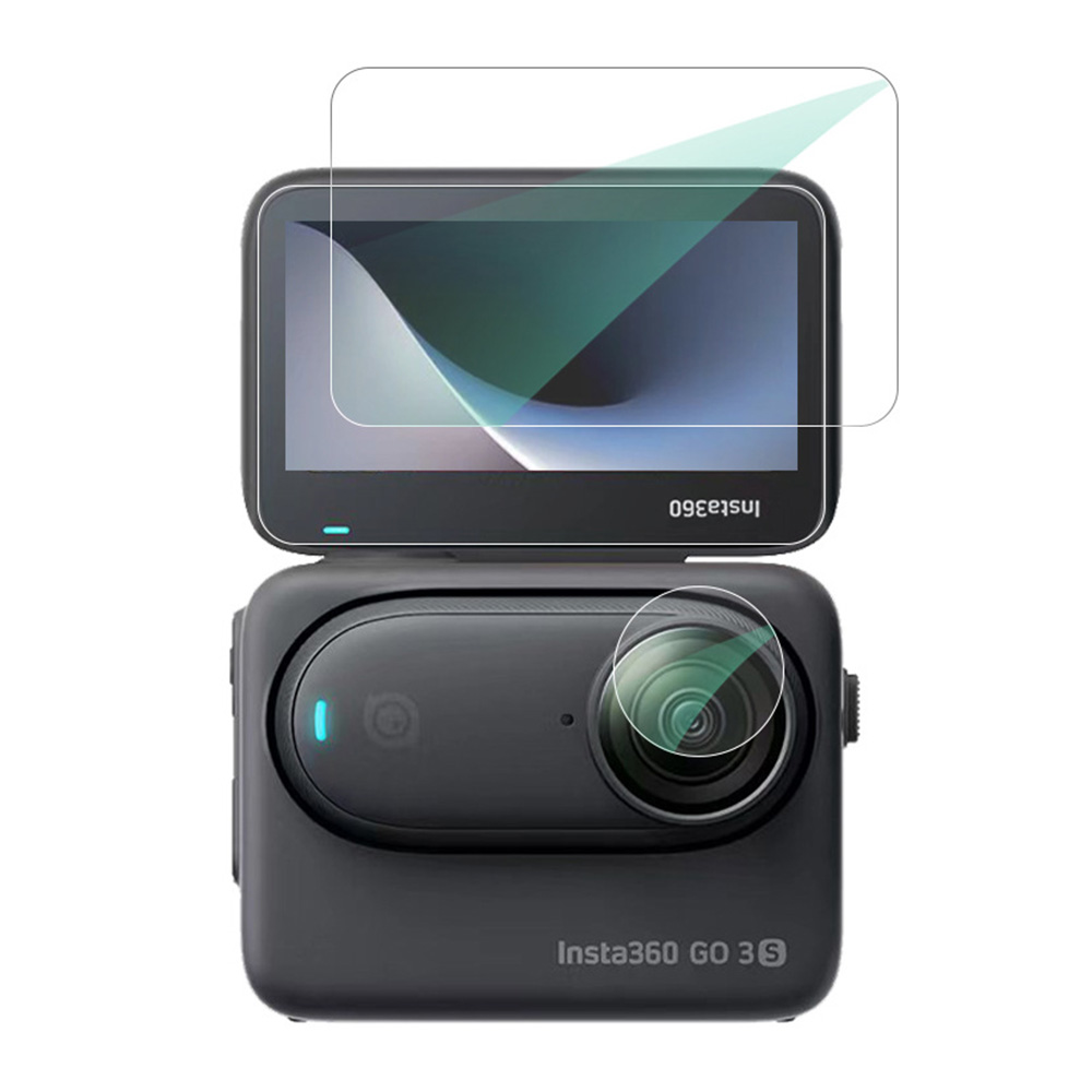 인스타360 GO 3S 전용 액정 렌즈 강화유리 보호필름 세트 악세사리 용품 GO3S, 1개, AC-GB04 6,000원