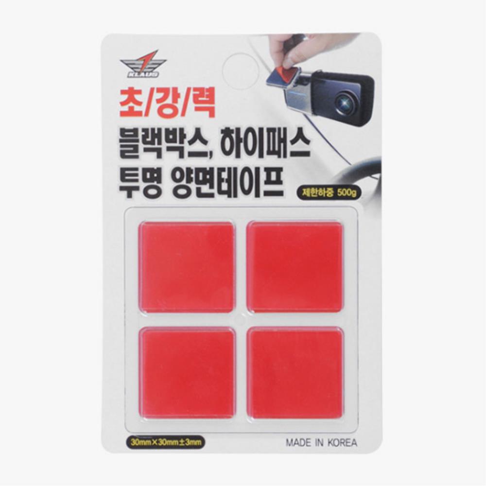 블랙박스부착용 초강력 투명 양면테이프 자국제거 접착 끈적임없는 고내열 고정용품 폼 고온, 1개 5,990원