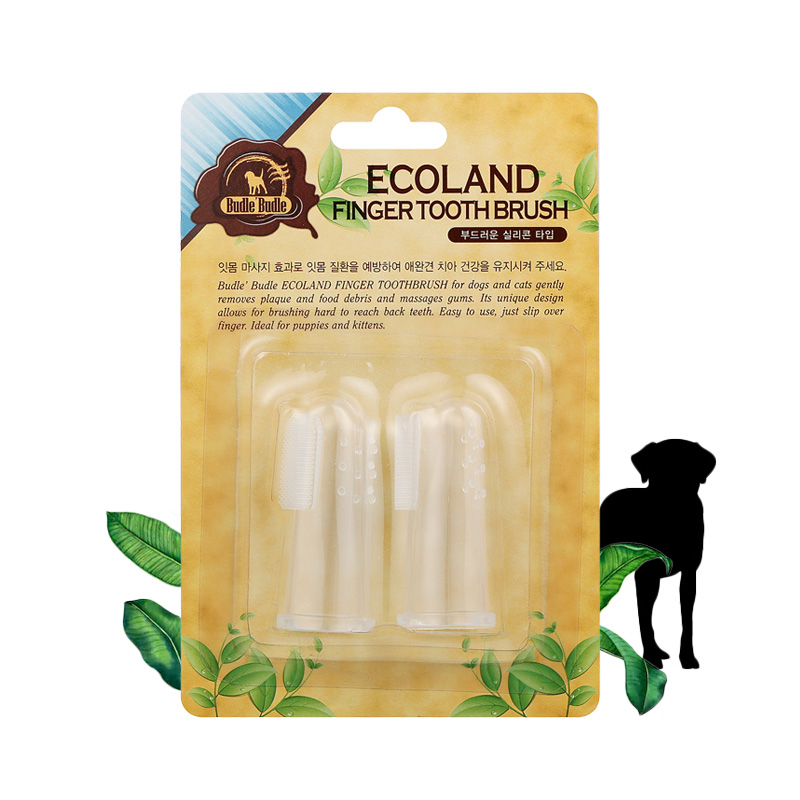 부들부들 에코랜드 손가락 칫솔 2P / 애견용품/손가락칫솔 3,900원