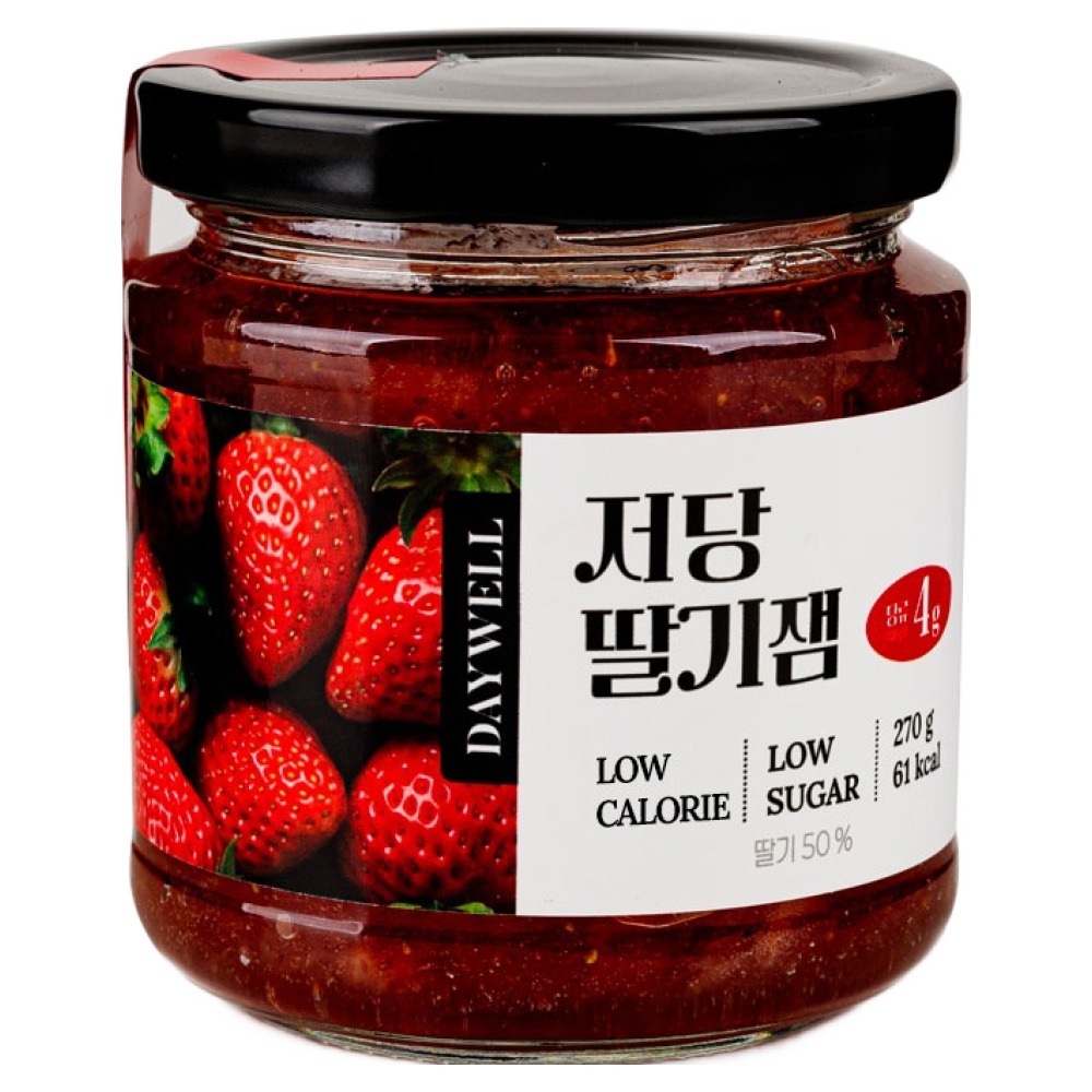 데이웰 저당 저칼로리 딸기잼, 1개, 270g 6,900원