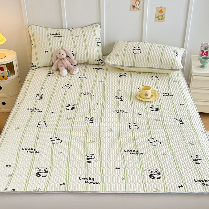 [한정특가] Cozy Aura 여름 천연 라텍스 냉감 침대 패드 쿨매트 + 베개커버 세트 24,900원