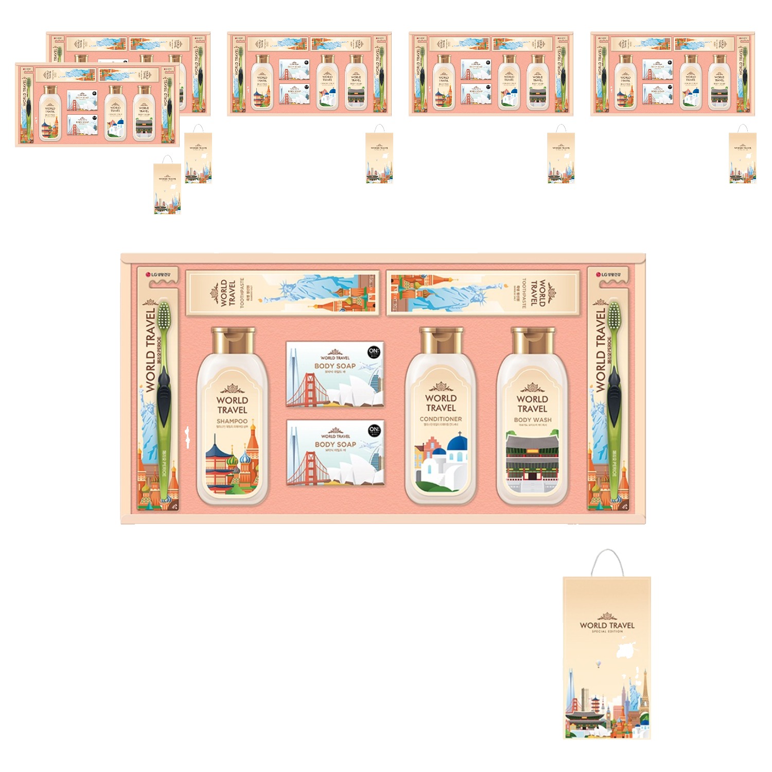 LG생활건강 월드트레블 G호 선물세트 + 쇼핑백 69,180원