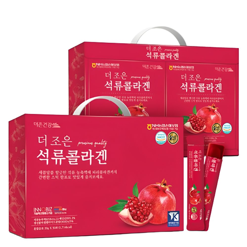 더좋은 석류 콜라겐 20g x 30포 1박스 피부 건강 젤리 스틱 효도 명절 설 추석 선물 세트 25,000원
