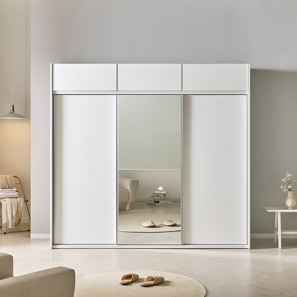 루체 2100폭 슬라이딩 키큰 전신거울 옷장 장롱 859,000원