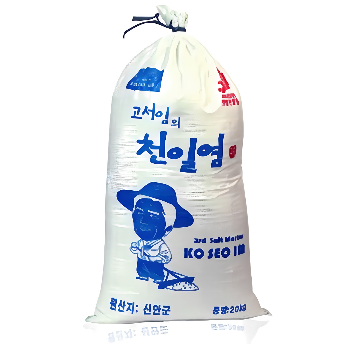 고서임 천일염 소금장인 1호 신안염전 간수뺀 탈수 굵은소금 20kg, 20kg, 1개 48,500원