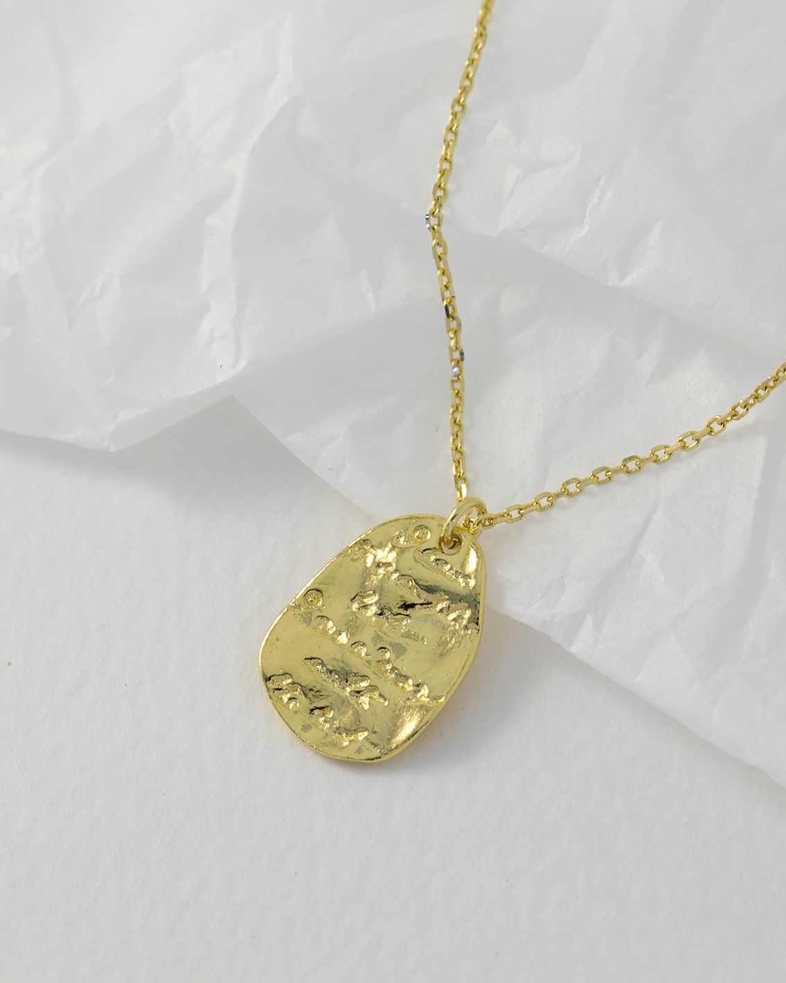 모두디자이너 실버925 러프 오벌 레터링 코인 목걸이 03 81,300원