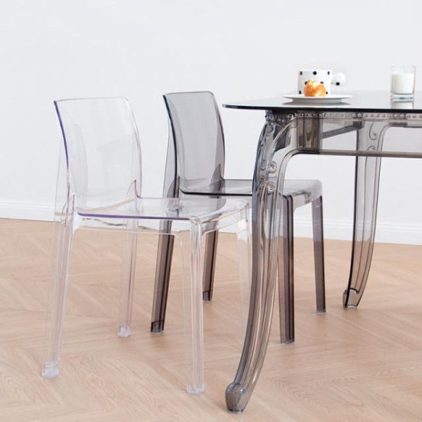 아크릴 홈바 인테리어 카페 스툴 투명 스탠딩 의자 좌석높이45cm 117,400원