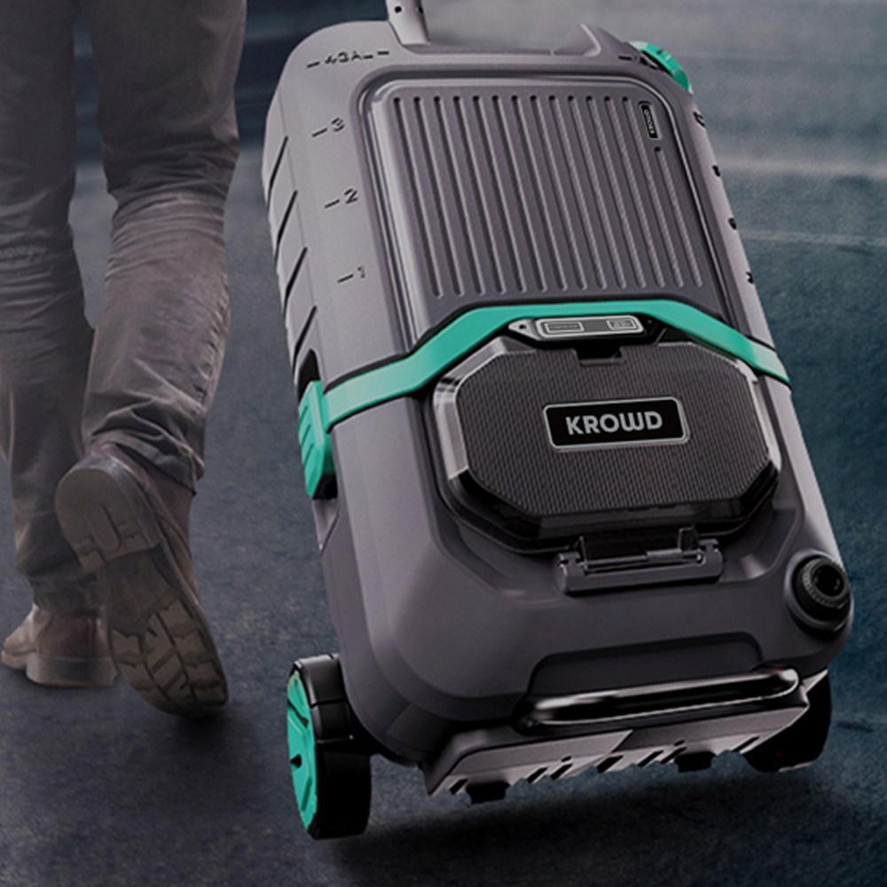 크라우드 충전 고압세척기 40V 80BAR의 강력한힘 배터리 2개포함 298,000원