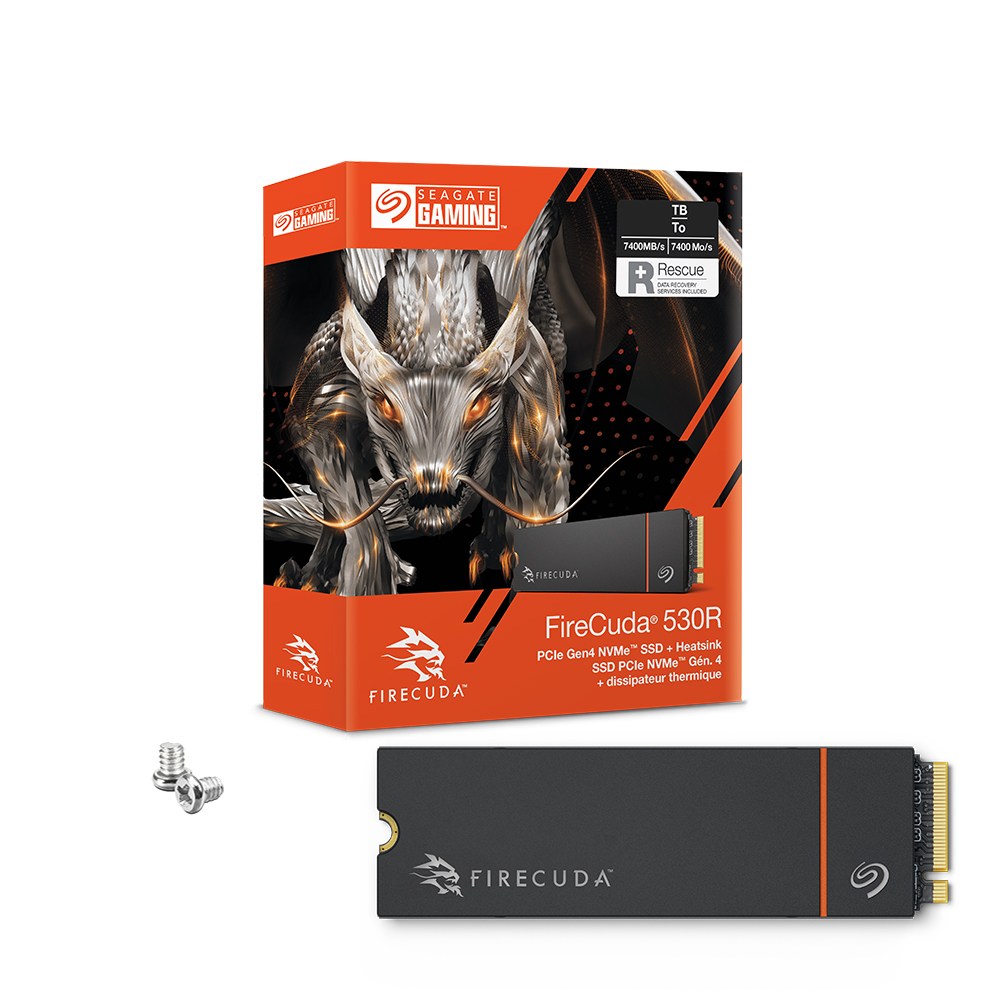 씨게이트 정품 SSD NVMe Gen4.0 M.2 2280 5년보증, 파이어쿠다 530R 히트싱크, 4TB 1,115,000원