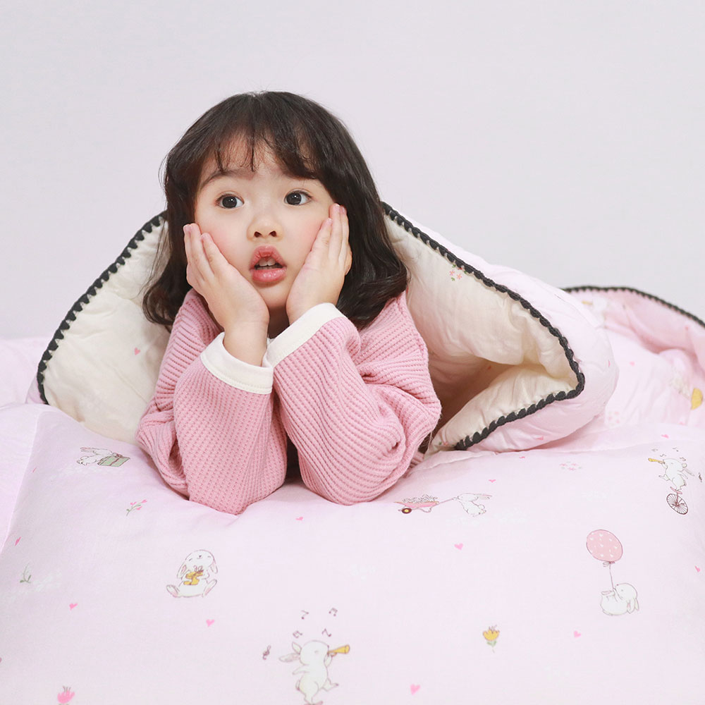 아르떼베딩 모달 키즈침구 어린이 초등학생 차렵이불 패드_토끼의 하루 118,800원