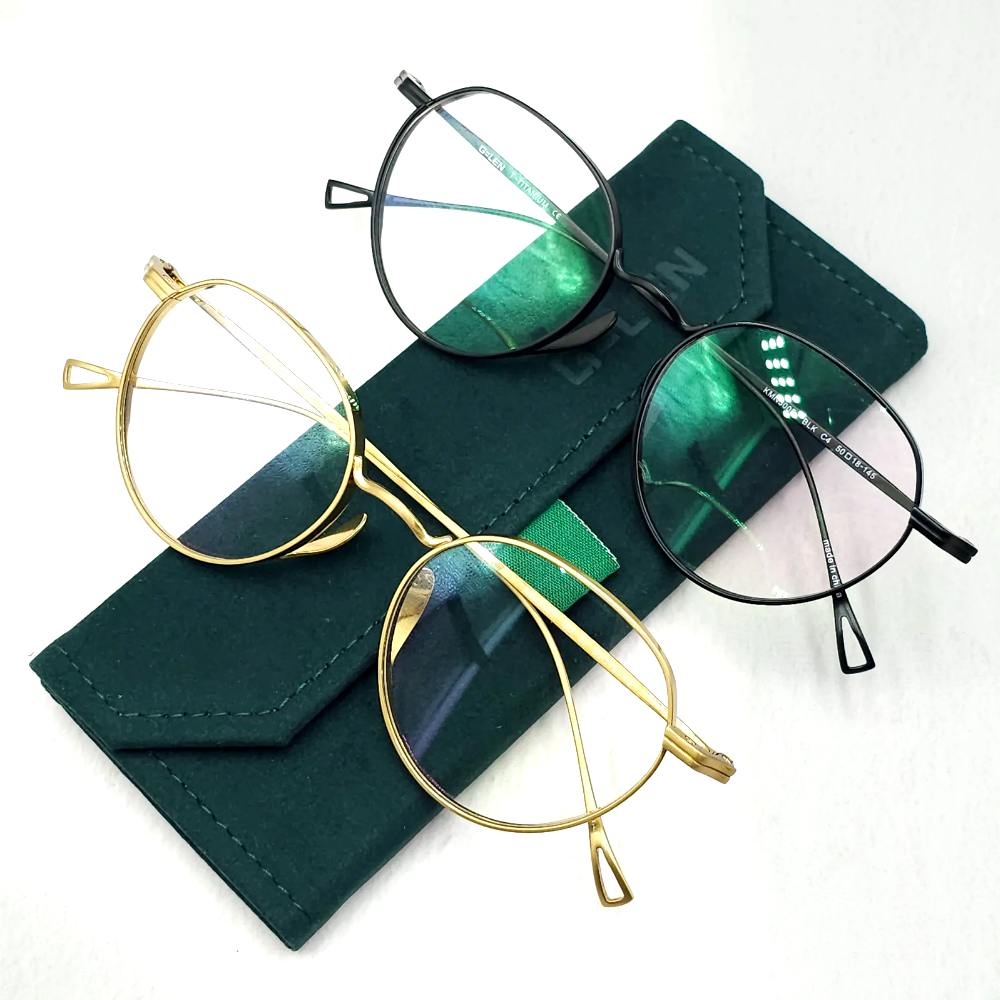 코받침없는 금테은테 가벼운 티타늄안경테 남자 여자 패션 동그란 블루라이트안경 TGL82 49,800원