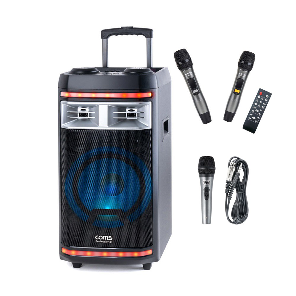 컴스 휴대용 블루투스 버스킹 앰프 Pro CR400P, CR400PBS7(유선 마이크 증정), 혼합, 현재가 314,900원