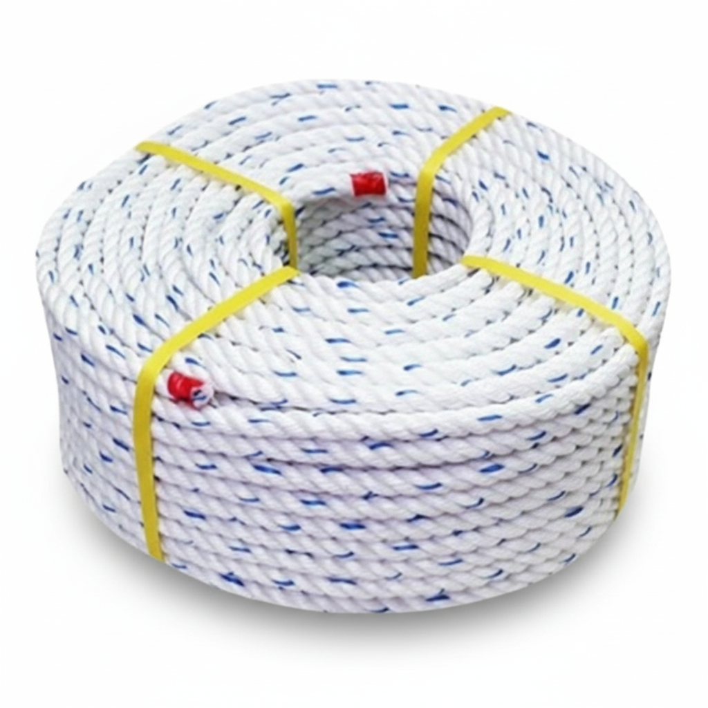 국산 고품질 피피로프 PP로프 그네 밧줄 다용도 현수막 노끈 캠핑 8mm x 100M, 화이트, 1개 66,500원