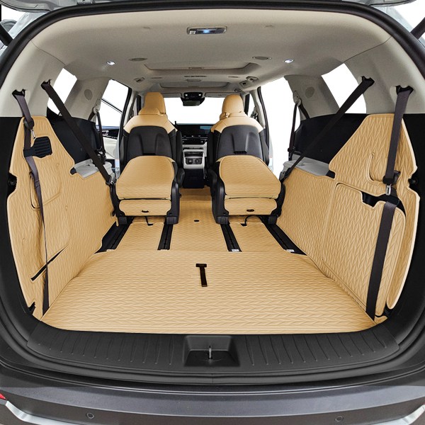 4세대 더뉴 카니발 KA4 페이스리프트 호환 리노 가죽 바닥 트렁크매트 트렁크 사이드 카 매트 145,400원