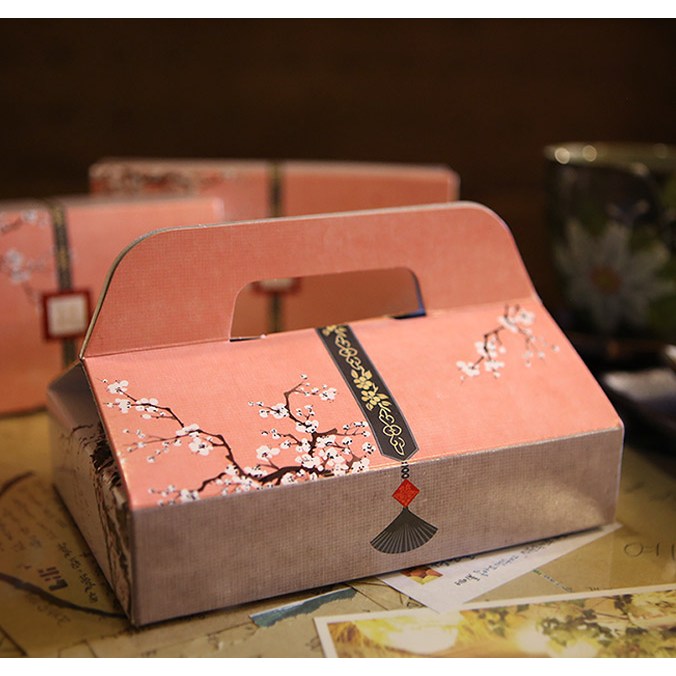 이홈베이킹 매화 손잡이 떡상자, 혼합색상, 10개 3,900원