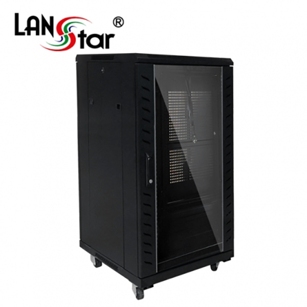 랜스타 LS-1600HQ 고급형 허브랙 검정 33U 1600x800x600 통신랙 국제규격, 1개 560,000원