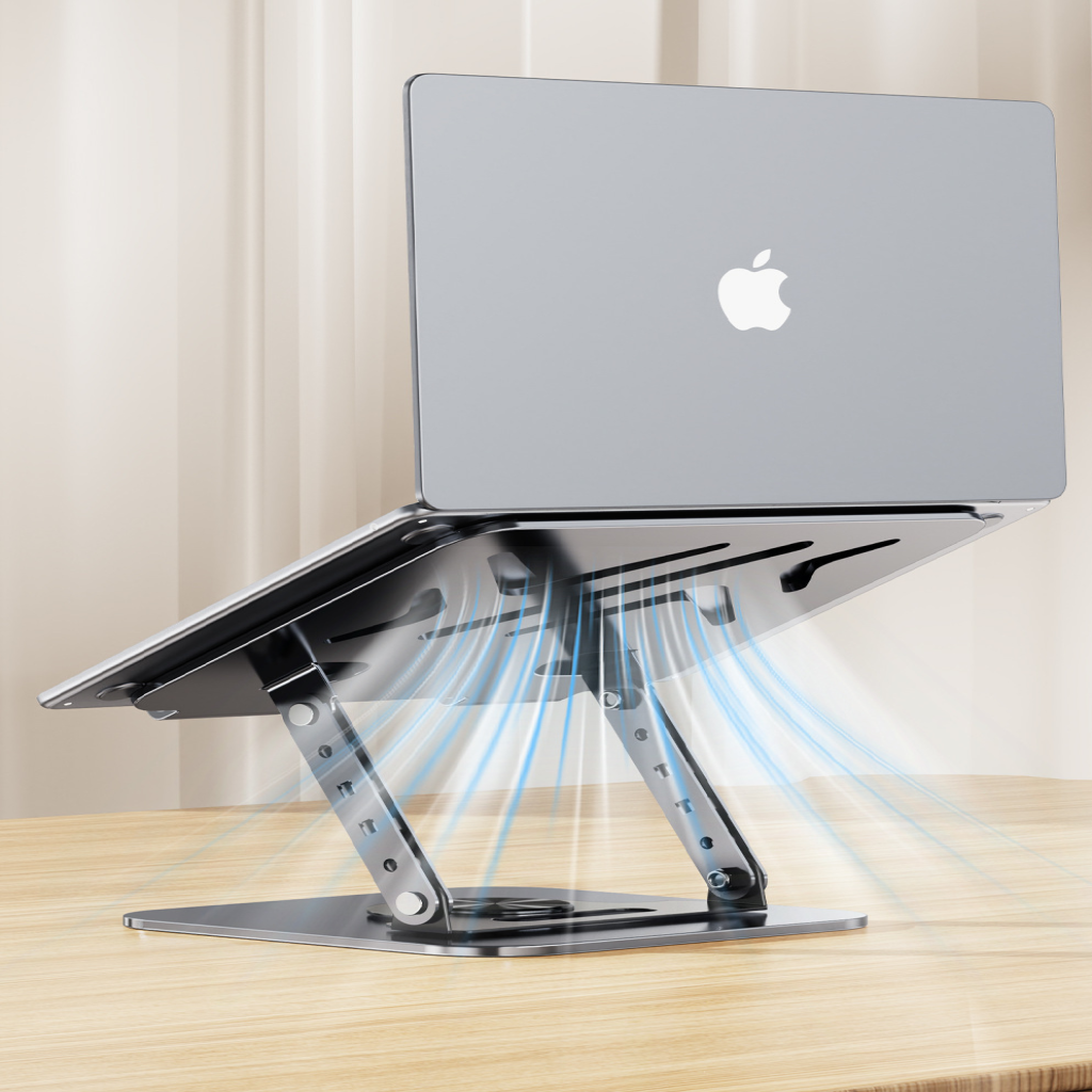 노트웨어 과열방지 메탈 노트북 거치대, 1개, 다크그레이 24,100원