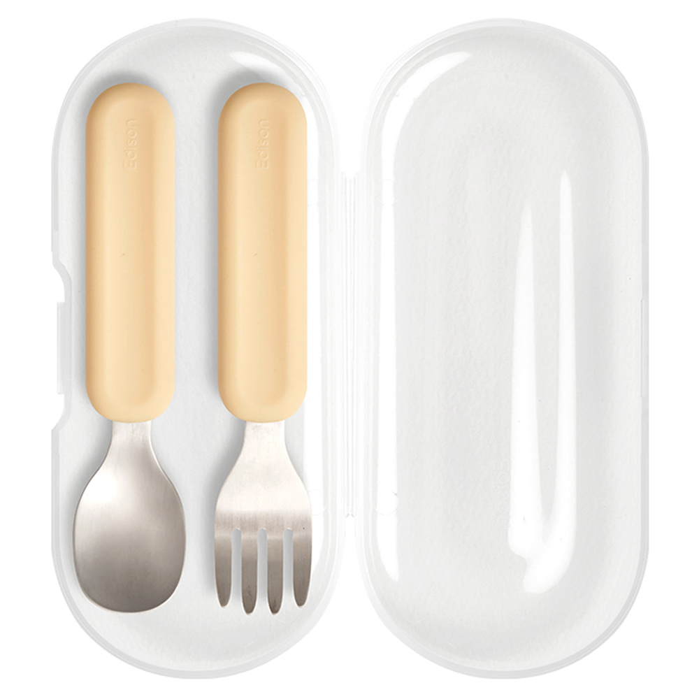에디슨 이지 그립 실리콘 스푼 포크 케이스 세트 15,900원