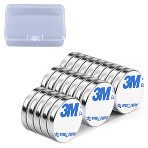OON 3M 접착식 네오디움 원형 자석 21p 세트 5,900원