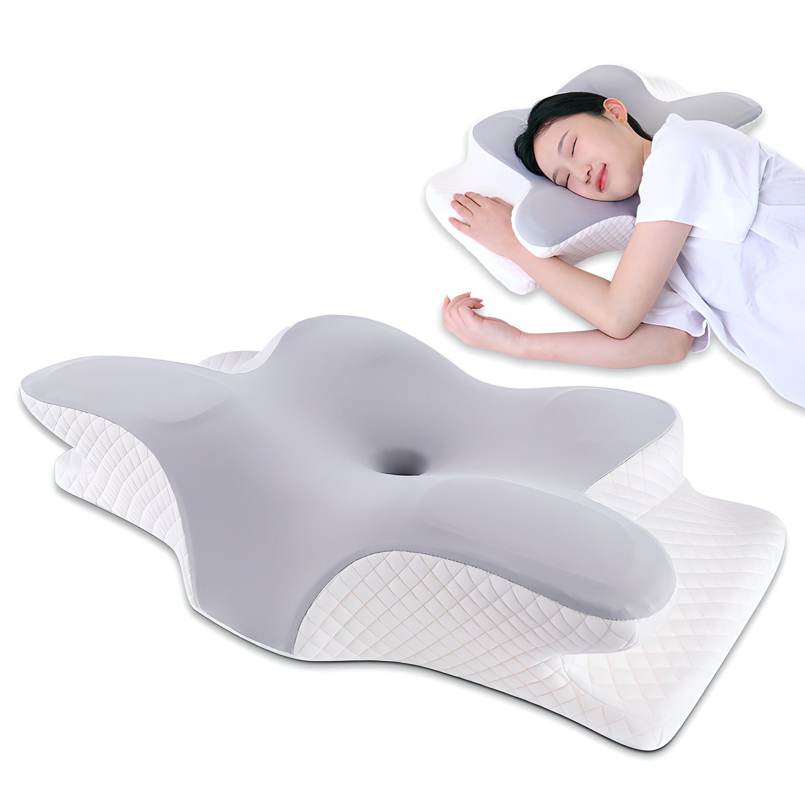 LINSHU 메모리폼 경추베개 옆으로자는 기능성 베개 29,600원