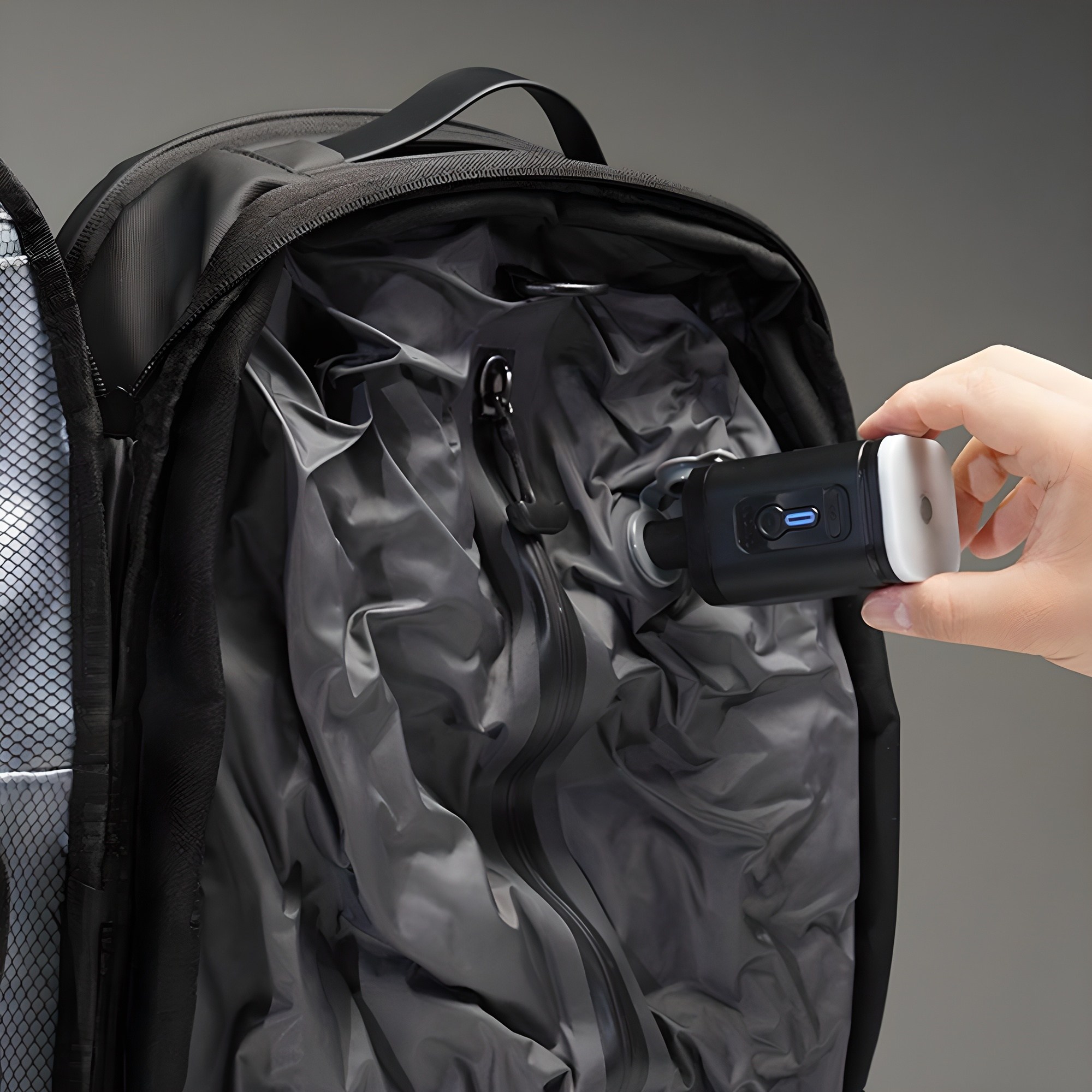 CANZ 에어백팩 해외여행 출장 데일리 진공 압축 가방 캐리어 대용 배낭 최대 65L (원격 도난방지 RFID BLOCK 적용) 129,000원