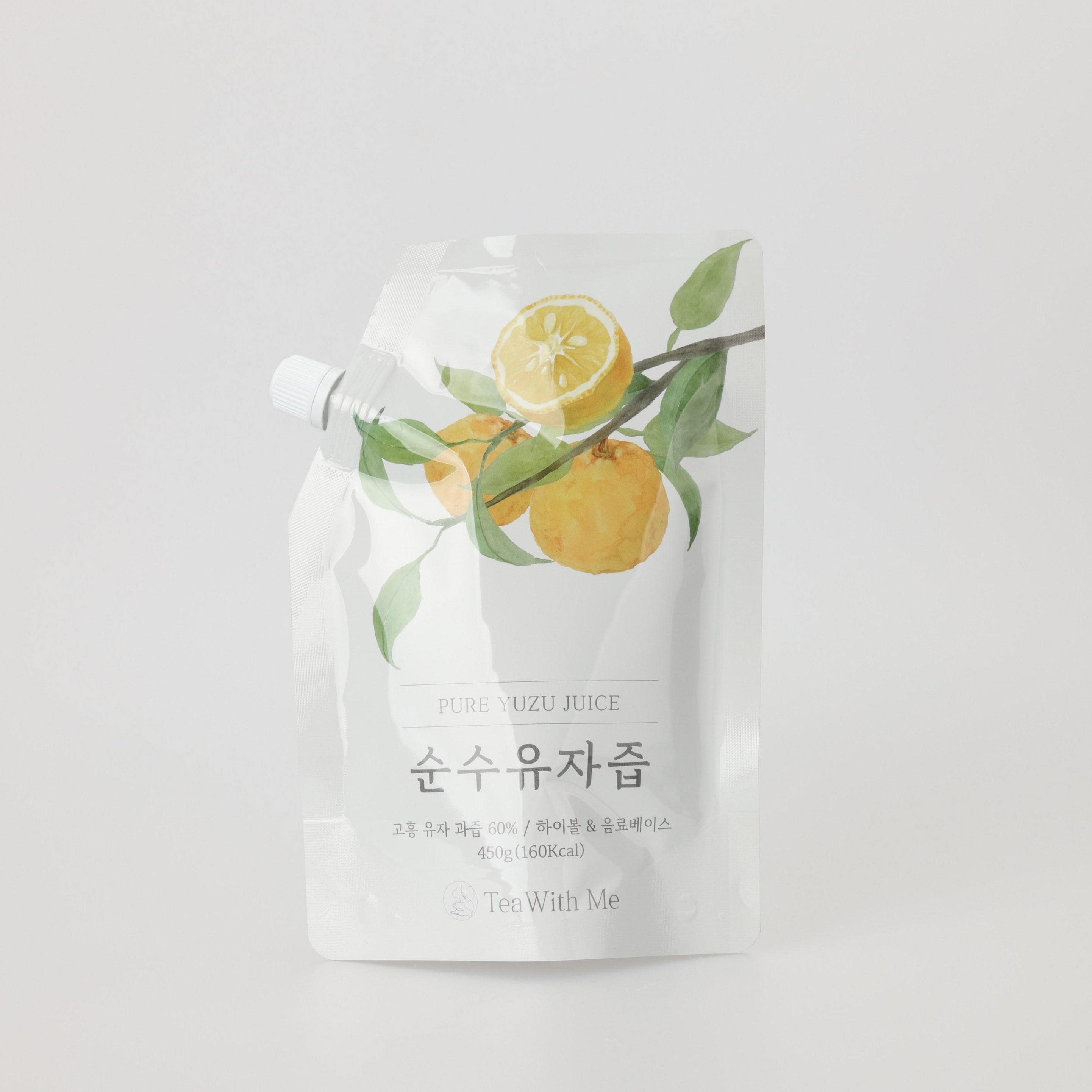 [티위드미] 초저당 제로슈가 유자청 순수유자즙 450g, 1개, 450g 18,500원