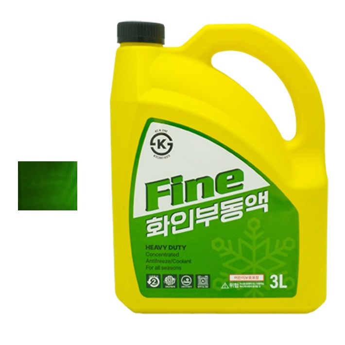 지노기업/FINE 부동액/사계절/화물차/대형트럭/냉각수/원액/녹색/그린/고농도/특장차/부식방지/중장비 13,000원