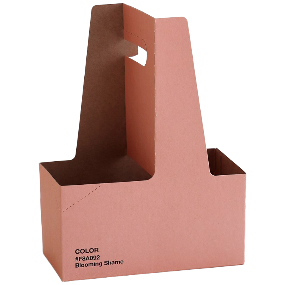 테이크아웃 컵캐리어 2구 팬톤 롱 핑크, 1박스, 200개입 25,800원