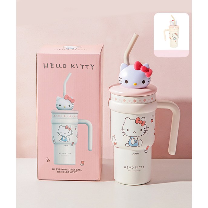 산리오 캐릭터 휴대용 빨대 텀블러 대용량 콜드컵 손잡이 29,800원