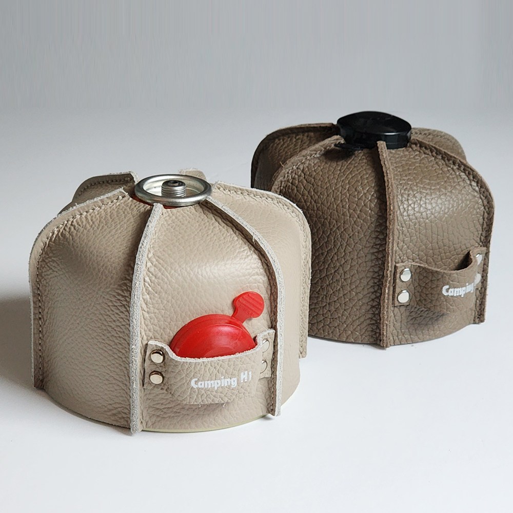 캠핑하이 천연가죽 이소가스 워머 230g 8,000원