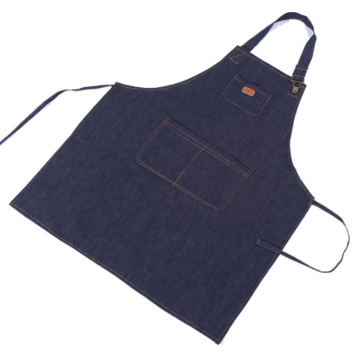 씨오브비 주방 카페용 편안한 데님 앞치마, 진청, 1개 6,900원