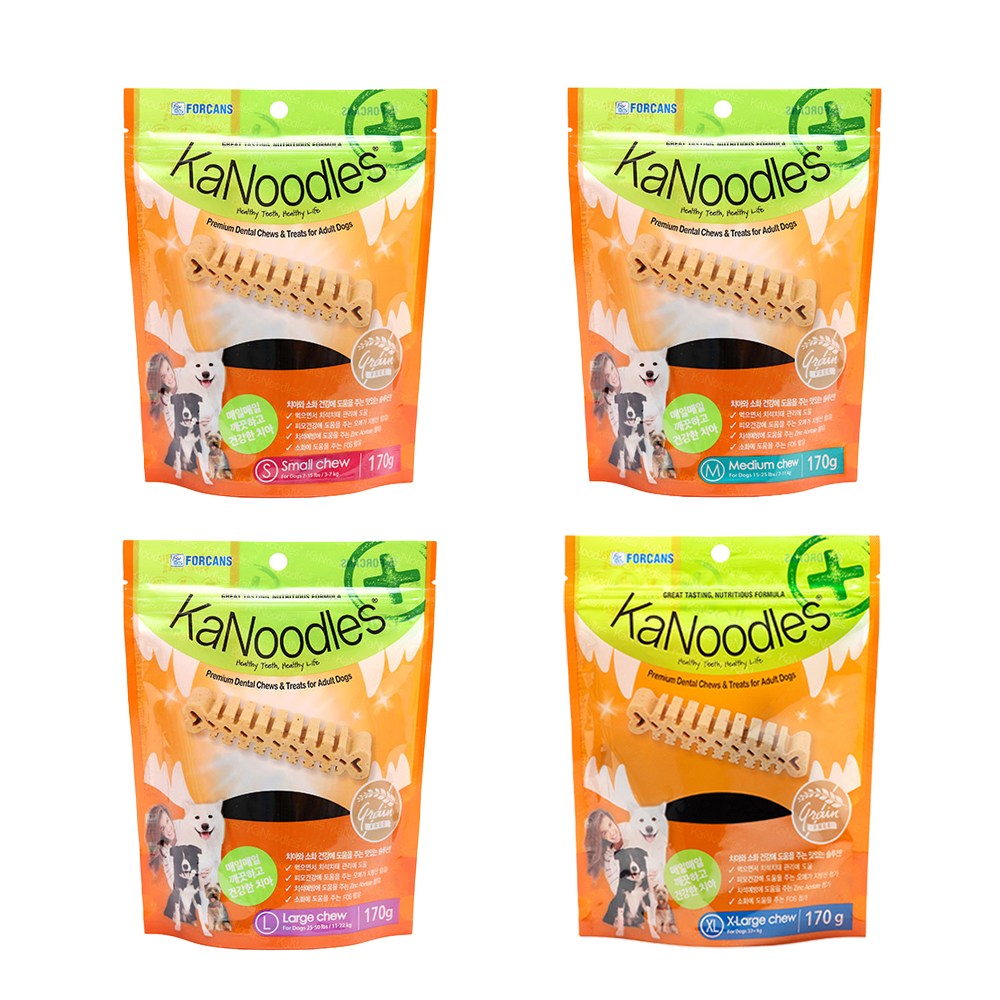 이슈펫 카누들 덴탈껌 플러스 입냄새 치석제거 지퍼백 170g, XL사이즈, 170g, 1개 10,000원