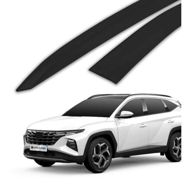 뭉구카 AC 투싼 NX4 깨지지 않는 블랙 바이져 자동차 햇빛가리개 썬바이저 빗물받이 선바이저 크롬죽이기 6pcs 2020~ E-436, 블랙, 현대 투싼 NX4 44,000원