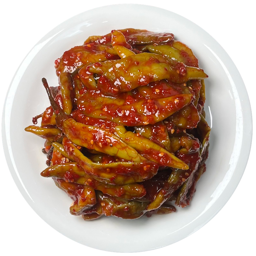 올바른 매콤 아삭한 고추 장아찌 무침, 1kg, 1개 14,400원
