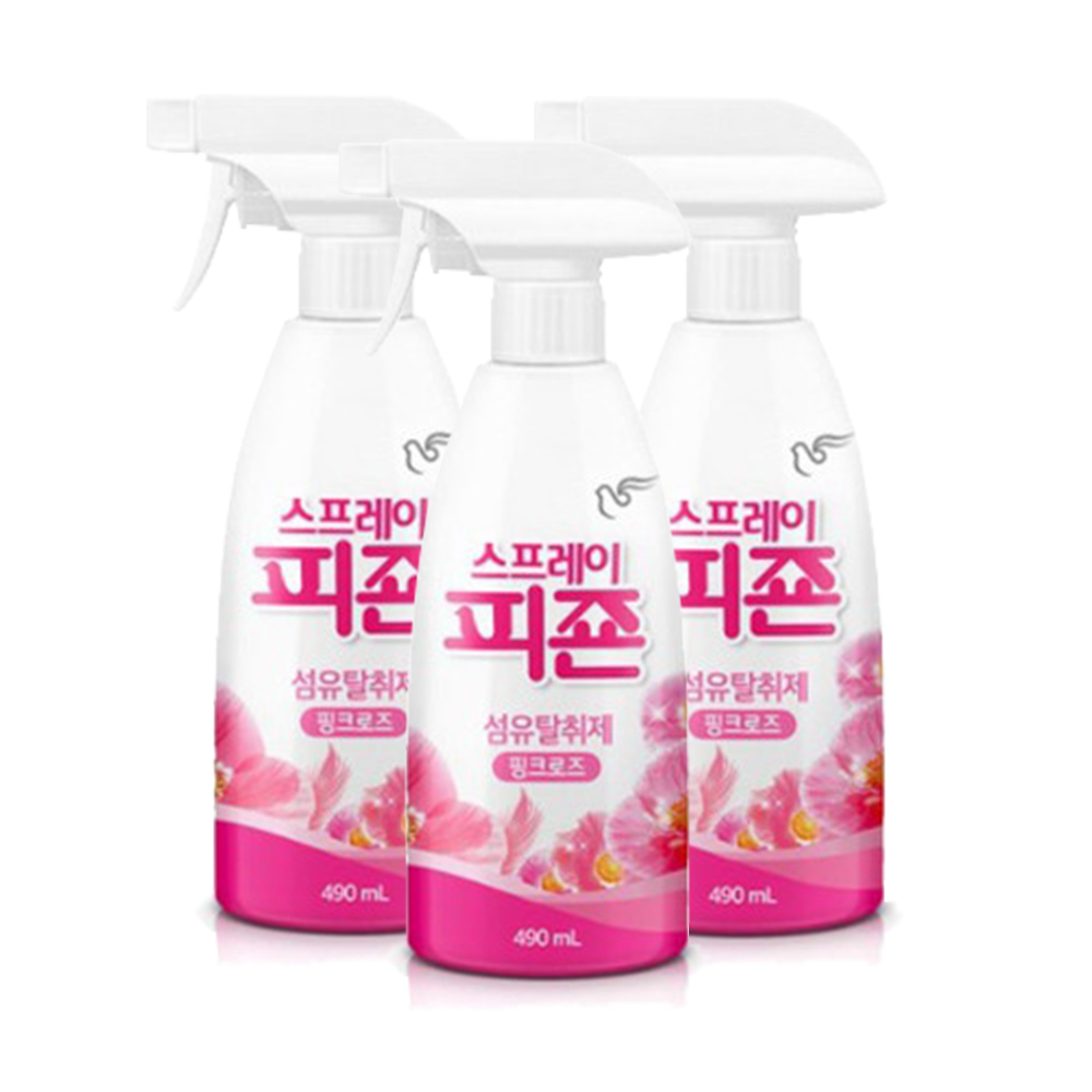 피죤 섬유탈취제 스프레이 490mlx3 정전기방지 탈취, 3개 13,500원