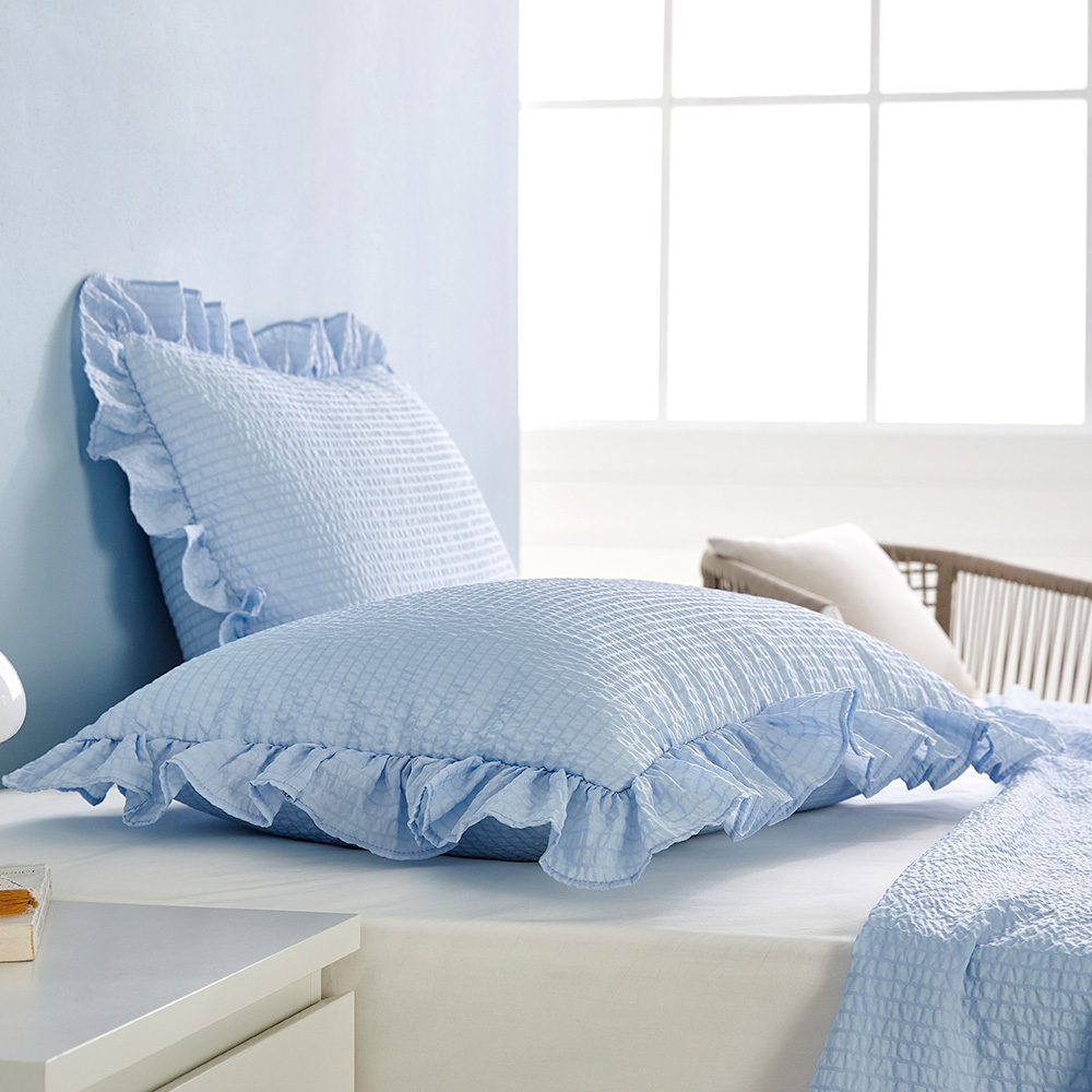 [모던하우스]상큼 시어서커 프릴 베개커버 50x70 블루_CV0325104 11,120원