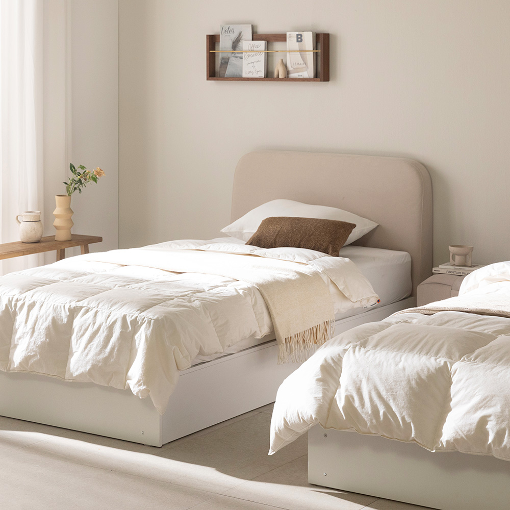 파로마 케냐 하슬러 침대 프레임 + 본넬 라텍폼스 매트리스 세트 방문설치 584,000원