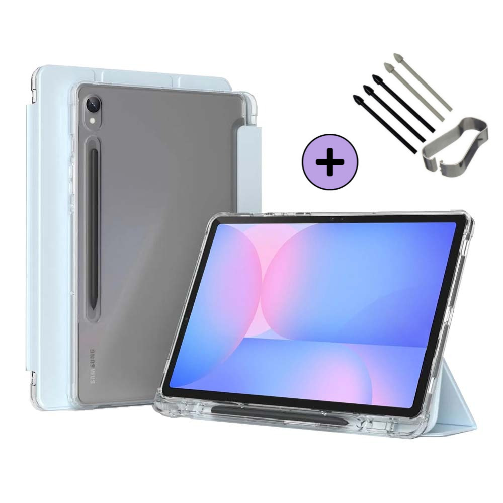 갤럭시탭 S10 FE / S10 FE 플러스 호환 S펜슬 수납 투명 클리어 케이스 북커버 아이친구 12,500원